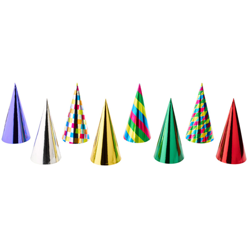1 Chapeau Conique Papier
