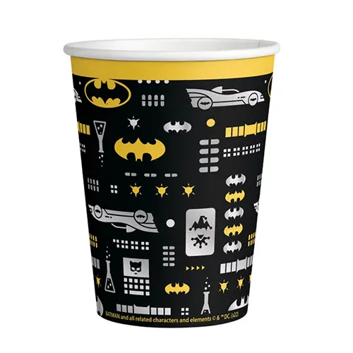 Lot De 8 Verres 250Ml Batman 