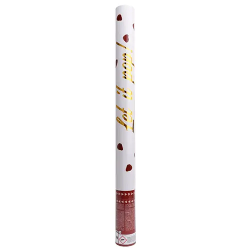 Canon Confettis Papier Pétales Rouge 60cm *1 