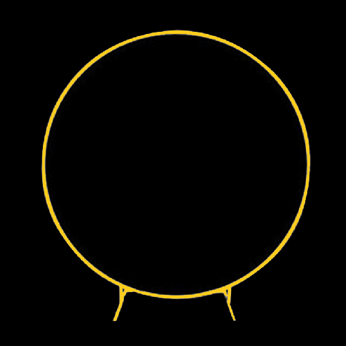 Arche Ronde Dorée En Métal 1.5M – Borosino - FDS