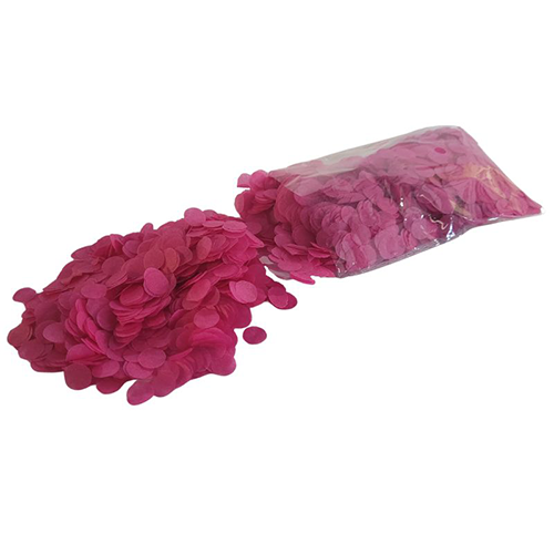 Confetti Papier 1Cm Magenta Sachet 14G - Borosino - FDS