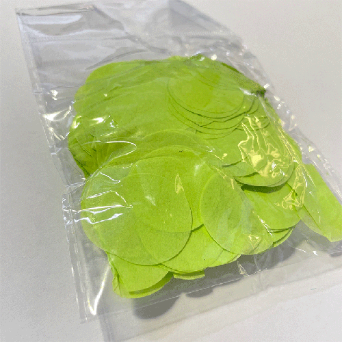 Confetti Papier 2.5Cm Vert Sachet 14G - Borosino - FDS