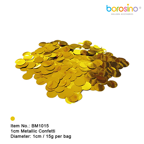 Confettis De 1Cm Sachet De 15G Dorée - Borosino - FDS