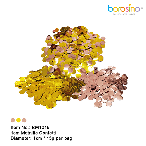 Confettis De 1Cm Sachet De 15G Rose Gold - Borosino - FDS