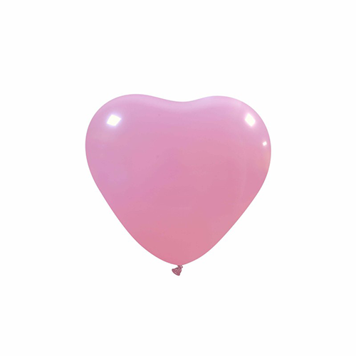 100 bal 6" Coeur Rose - Cattex