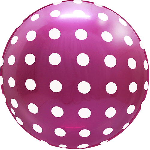 Dots Bubble 18" Magenta