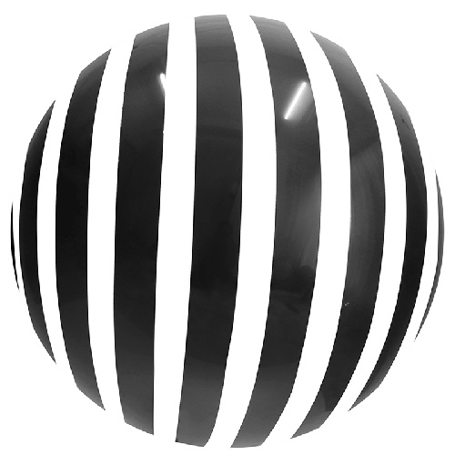 Stripe Bubble 18" Noir - FDS