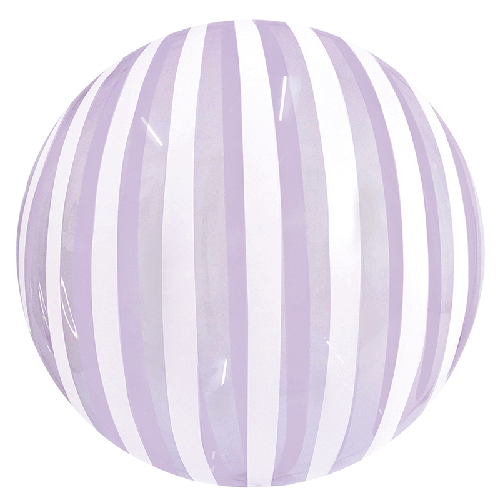 Stripe Bubble 18" Cristal Violet - FDS