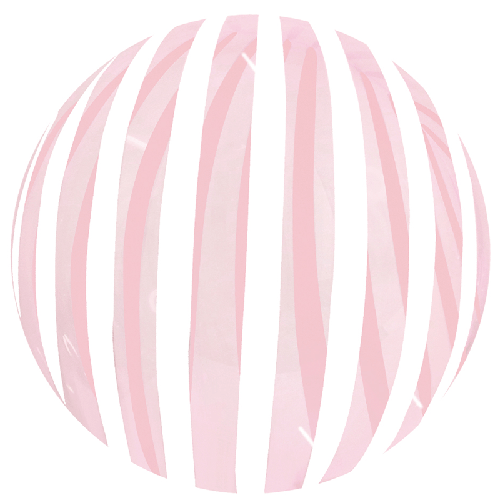 Stripe Bubble 18" Cristal Rouge - FDS