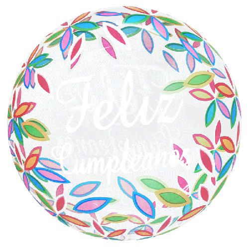 Printed Bubble 20" Feliz Leaves - FDS