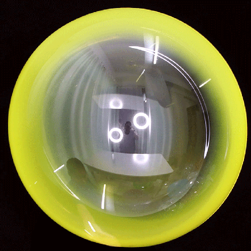 Gradient Donut Bubble 18" Jaune - FDS