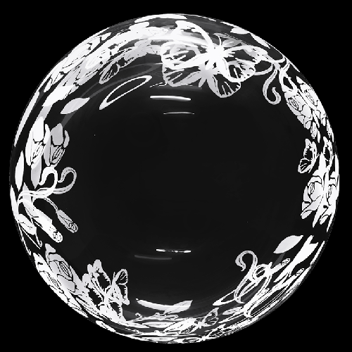 Printed Single Color Bubble 18" Butterflies - FDS