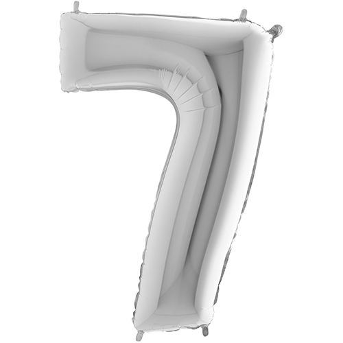 Chiffre '7' Argent 14"  - Grabo