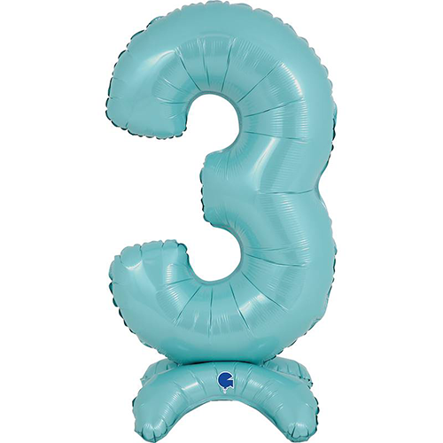 The Standups - Chiffre 3 Pastel Blue 25" - Grabo - FDS