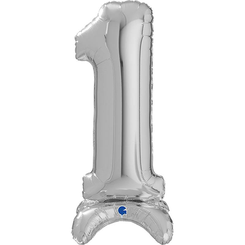 The Standups - Chiffre '1' Argent 25" - Grabo