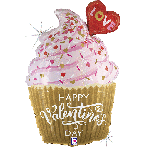 Valentine Golden Cupcake 31" - Grabo - FDS