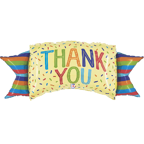1 Alu Thank You Banner 46" - Grabo