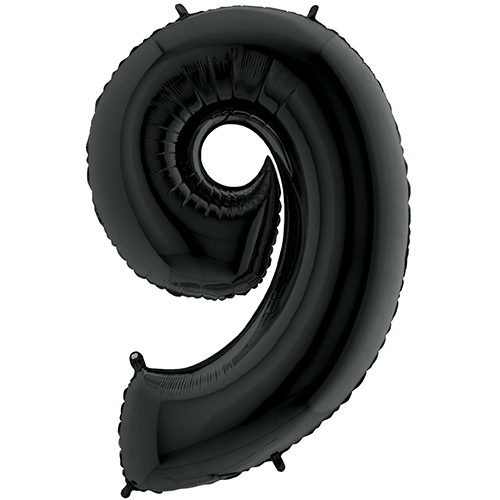 Chiffre '9' Noir 26" - Grabo