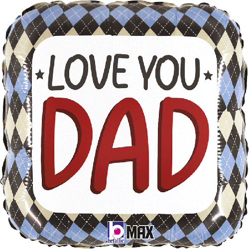 Love You Dad Argyle 18" - Grabo - FDS
