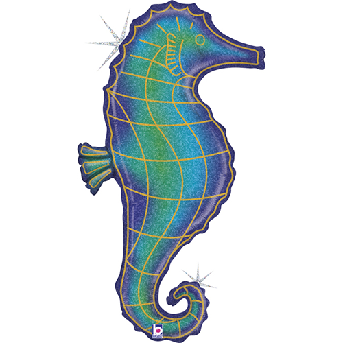 Glitter Seahorse 36" - Grabo - FDS