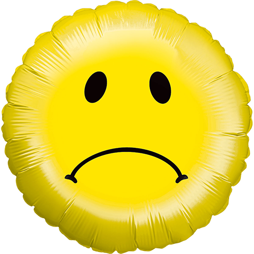 Smiley Sad (Triste) 18" - Grabo - FDS