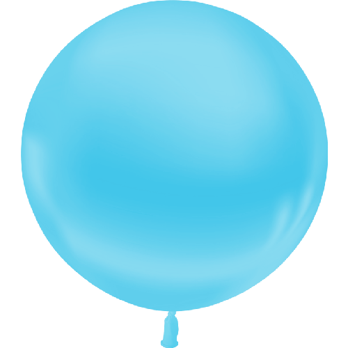 1 Latex Metal Ciel 2' (60Cm) Vrac - Balloonia