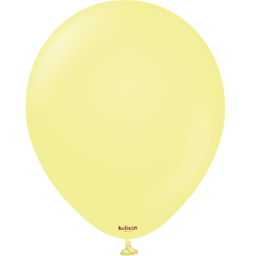 5" Macaron Yellow 100Ct - Kalisan