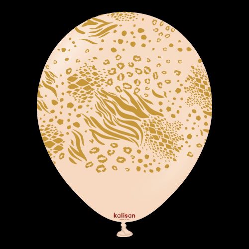 12"  Blush Imprimé Safari Mutant 25 Bal- Kalisan