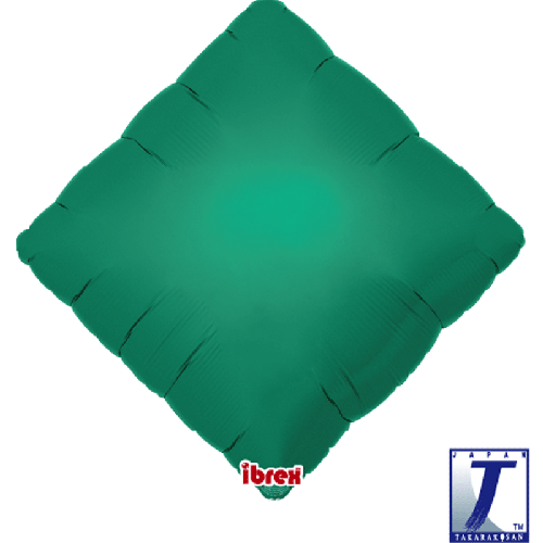 14" Losange Metallic Vert