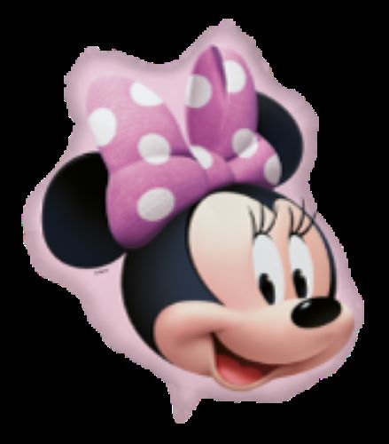Alu Forme Tete de Minnie de 78x70cm - Licence