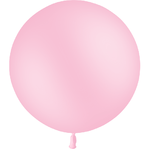 1 Latex Standard Rose Bonbon 2' (60Cm) Emballé 