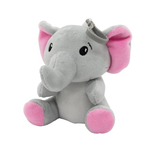  Poids Peluche Eléphant Rose 11cm - 90g 