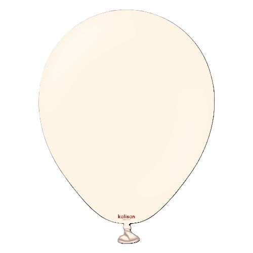 12" Macaron Pale Salmon 100ct - Kalisan 