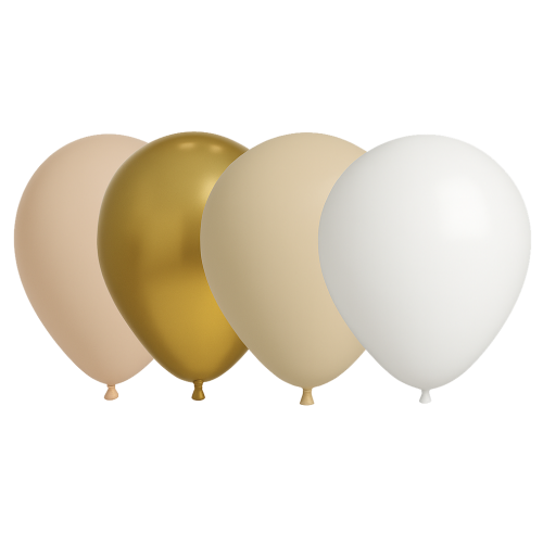 25 Ballons 30cm Assortiment crème