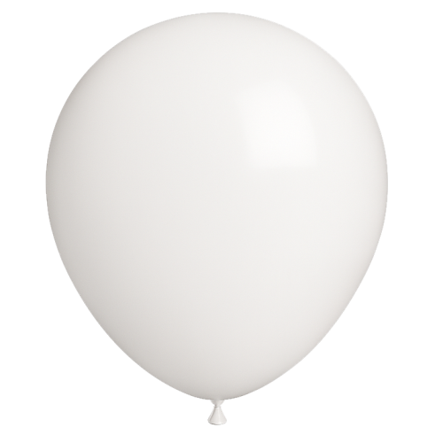 5 Ballons 45cm Blanc  