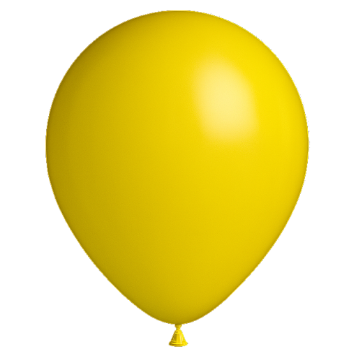 25 Ballons 13cm Jaune citron