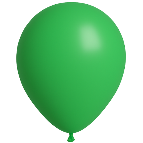 25 Ballons 13cm Vert