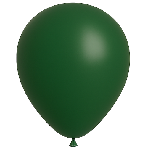 25 Ballons 13cm Vert Foret