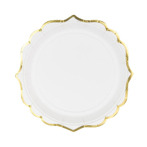 Lot De 6 Assiettes 18.5cm Blanche ( Carton )