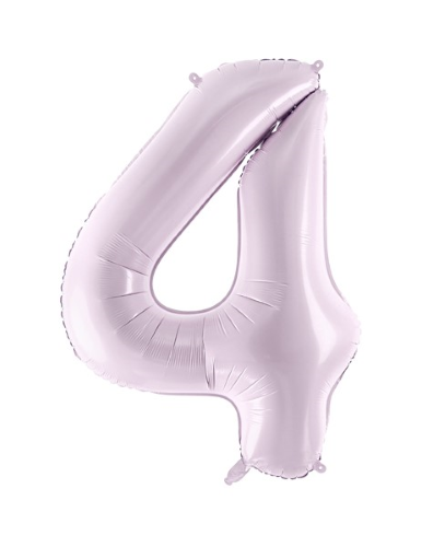 1 Alu Chiffre "4" Violet 28" ( 72cm )