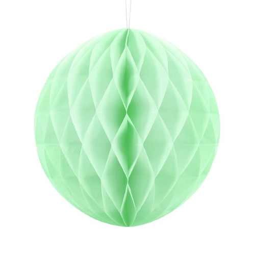 Boule Alvéolée décorative de diamètre 40cm Vert 