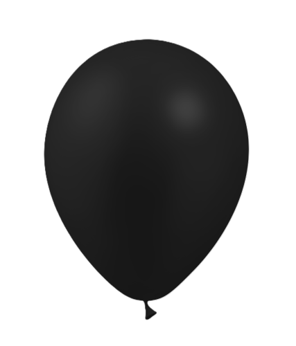 100 Ballons 5" Metal Noir - Balloonia FDS