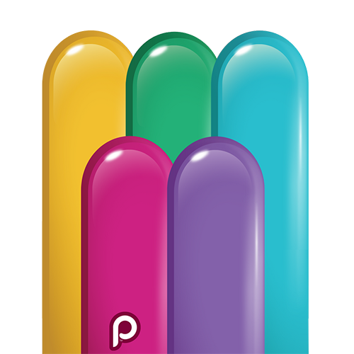 [PL-LPAS-260] 50 Ballons 260 Modeling Let's Party Assortiment - Prima