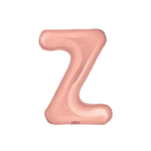 [PF-RGDZ-16] Poche de 2 Alu 16" lettre 'Z' Rose Gold - Prima