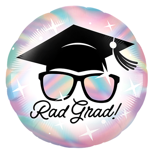 [PF-0164-18] 18" Rond Colorful Rad Grad - Prima