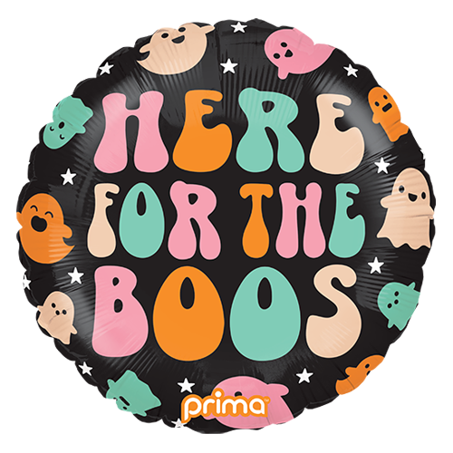 [PF-0008-18] 18" Rond Here for the Boos Ghosts - Prima