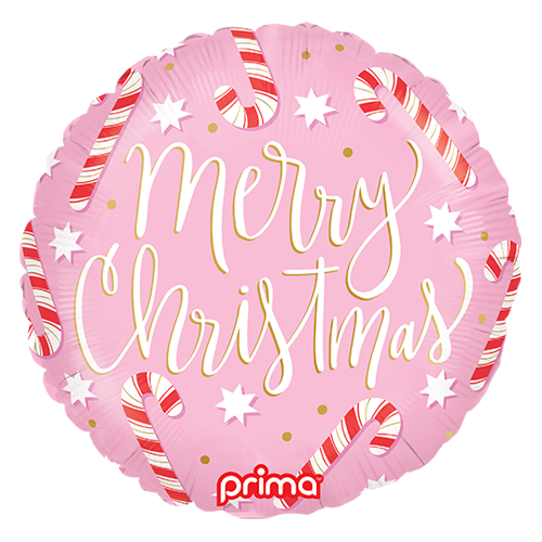 [PF-0012-18] 18" Rond Merry Christmas Candy Canes - Prima
