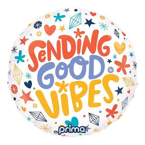 [PF-GDVB-18] 1 Alu 18" Rond Sending Good Vibes - Prima