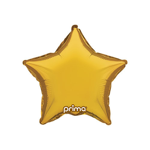 [PF-GDST-9] 1 Poche De 6 Alu Étoile Gold 9" - Prima