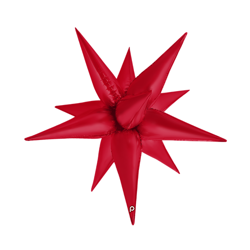 [PD-0087-26] 26" Red Satin Starburst - Prima